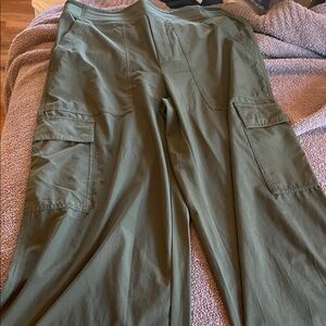 Athleta Women's Olive Wide Leg Pants